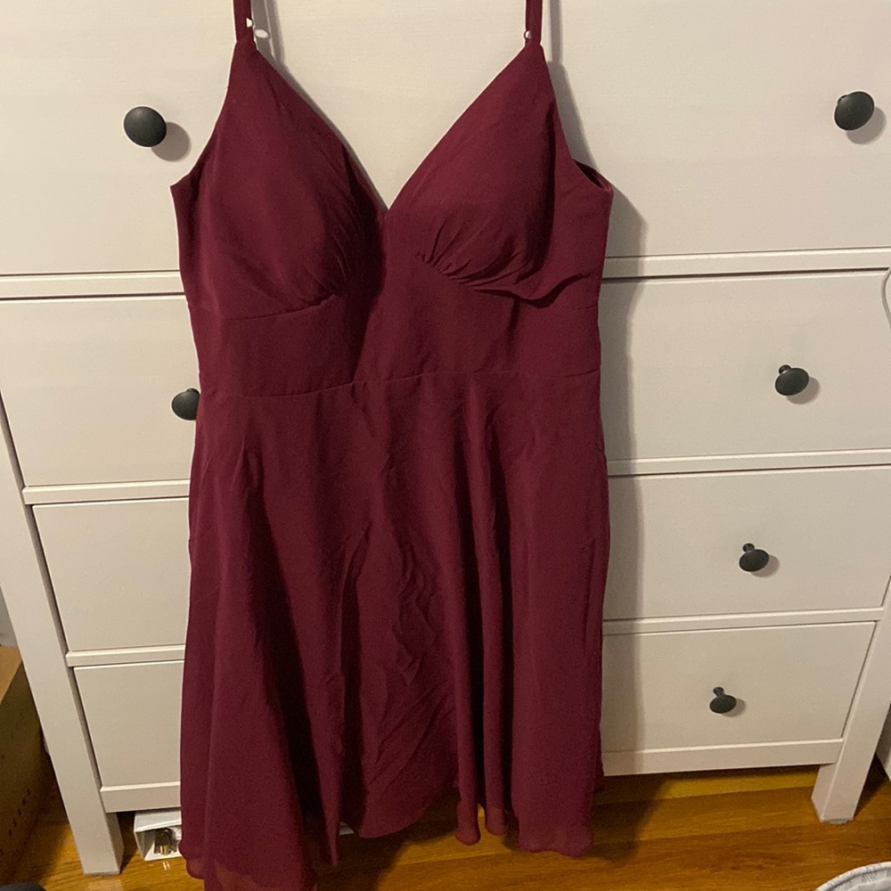 Azazie Emmy Dress in Raspberry